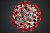 A render of the Coronavirus (COVID-19).