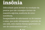 Insônia