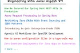 Engineering With Java: Digest #89
