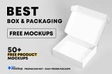 Best Free 2021 Box & Product Packaging Mockups (50+ PSD Mockups)