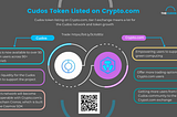 Cudos Token now Listed on Crypto.com Exchange: What it means for the ecosystem.