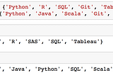 Sets are used to store multiple items in a single variable.