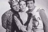 Liberal Arts Blog —Camelot: King Arthur (Richard Burton), Guenevere (Julie Andrews), and Lancelot…