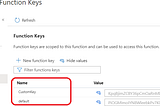 Authenticate Azure Functions — API Keys