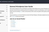 Phuse General Wordpress Guide screenshot