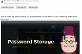 Top 10 Worst Places to Store a Password — Curricula