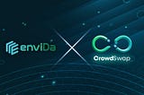 CrowdSwap partners with EnviDa to open the future of environmental tracking to DeFi