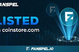 Coinstore Listed FAN Today | Trade Now | Fanspel