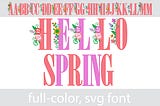 Hello Spring Font