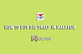 Big Sweep in Malaysia