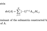 Deep Dive into Matrix Determinants