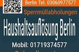 Wohnungsauflösung Berlin