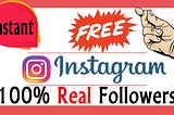 How To Increase Free Instagram Followers