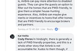 Social media reacts: Airbnb hosts on PWD accommodations