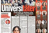 A newspaper targeted lecturers in… oh NOT in Türkiye but in GERMANY!