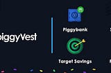 Piggyvest banner with rundown of app features