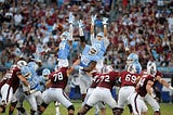 North Carolina and South Carolina playing college football