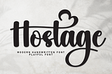 Hostage Font