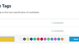 Tagging Candidates