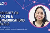 Five thoughts on the debut Asia-Pacific PR and Communications Census