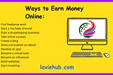 TRUST WORTHY AND GENUINE WAY TO EARN ONLINE