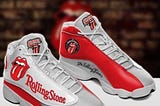 The Rolling Stones Air Jordan 13 Sneakers Personalized Shoes Design