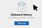 Windows Clipboard History