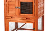 TRIXIE Pet Products Rabbit Hutch with Peaked Roof, Small