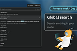New: Global search