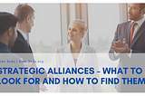 Rami Reda on Strategic Alliances — What to Look For and How to Find Them | Ontario, Cana