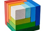 3D Rainbow Cube Arranging Game - the Best Christmas Gift