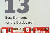 13 Elements for the Best Busyboard Your Baby Will Love