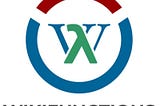 Wikifunctions Logo: circle enclosing a Wikipedia W with a lambda in the center