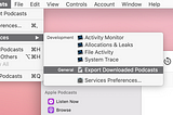 How To Export Apple Podcasts to mp3 Files