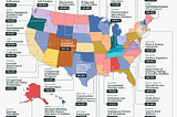 Every U.S. state’s highest-paying job vs. the national average