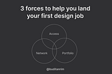 3 elements to prepare to get your first product design job