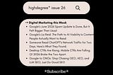 Spam Update Done, GEO vs SEO, CTR Split & ChatGPT Sources | HighDegree* Marketing — Issue 26