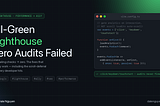 All-Green Lighthouse: How I Fixed Every Audit on My AnalogJS Blog