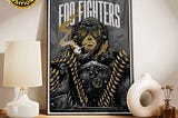Foo Fighters official poster at Hershey limited edition merchandise July 23 2024 Print Art Poster…