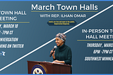 Don’t Miss My March Town Halls!