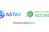 Astar Network se une al Crypto Climate Accord