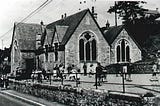 The photo was taken about the time I attended the school. I might even have been one of the boys shown playing in the yard.