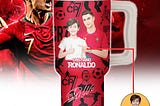 Sip in Style with the Cristiano Ronaldo Custom Photo Tumbler With Handle