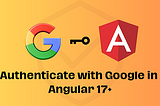 Google Authentication in Angular