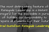 REVIEW: Renegade Leadership by Brad Gustafson