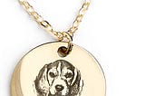 Making A Custom Dog Portrait Necklace..