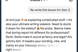 Learning AI: Writing & Re-Writing