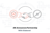 ARK gibt Partnerschaft mit Stakenet bekannt