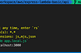 Node.js Express and AWS Lambda