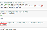 How to Create a Spark DataFrame